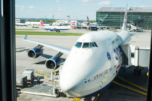 Boeing 747 na lince Londýn Chicago