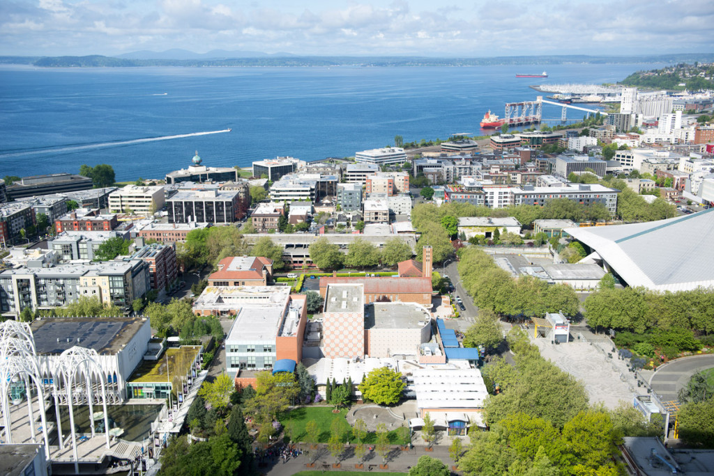 Seattle při pohledu ze Space Needle