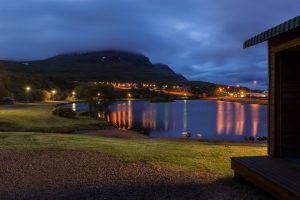 Reydarfjordur at night Iceland