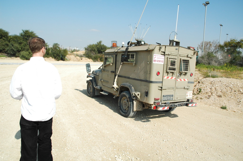 vojensky auto izrael pasmo gazy