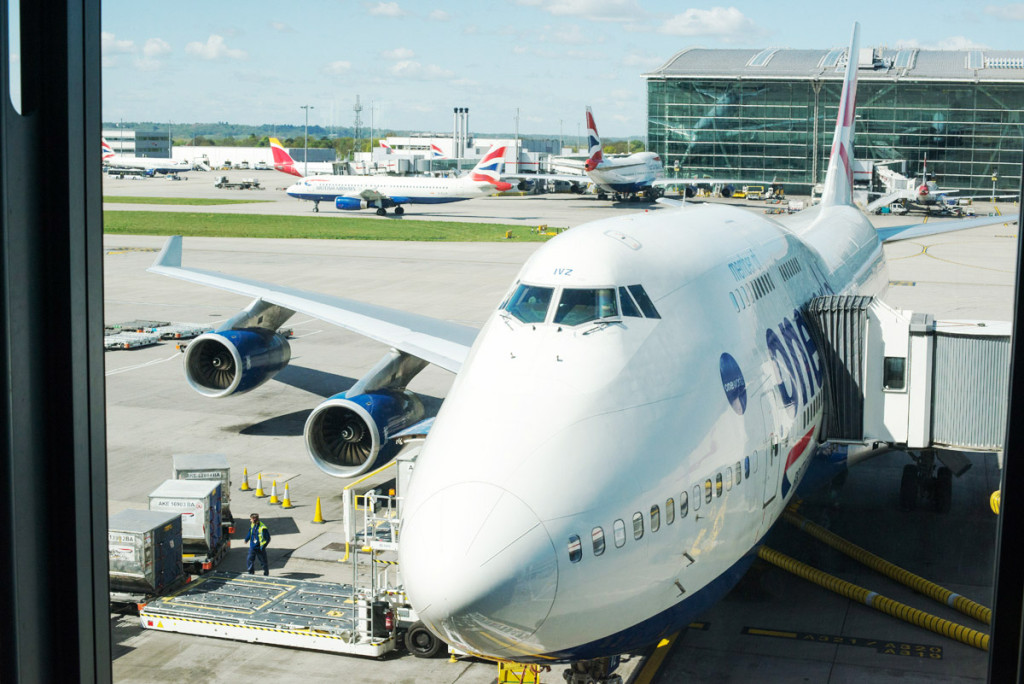 Boeing 747 na lince Londýn Chicago