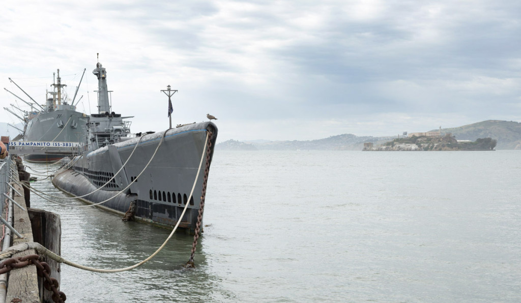 USS 383 Pampanito a Alcatraz