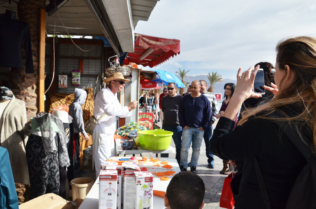 Pouliční obchod, Eilat, Izrael