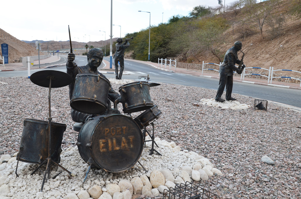kruhový objezd ve stylu jazzového kvintetu, Eilat