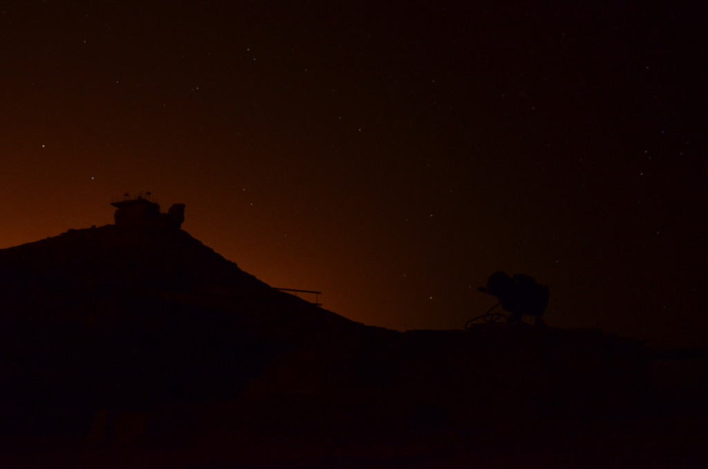 lovení hvězd fotoaparátem, Mitzpe Ramon, Izrael