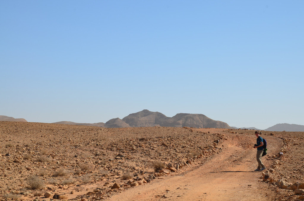 stezka pro jeepy v Negevské poušti
