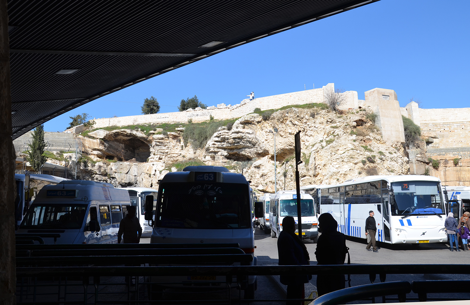 Arabské autobusové nádraží v Jeruzalémě, Izrael