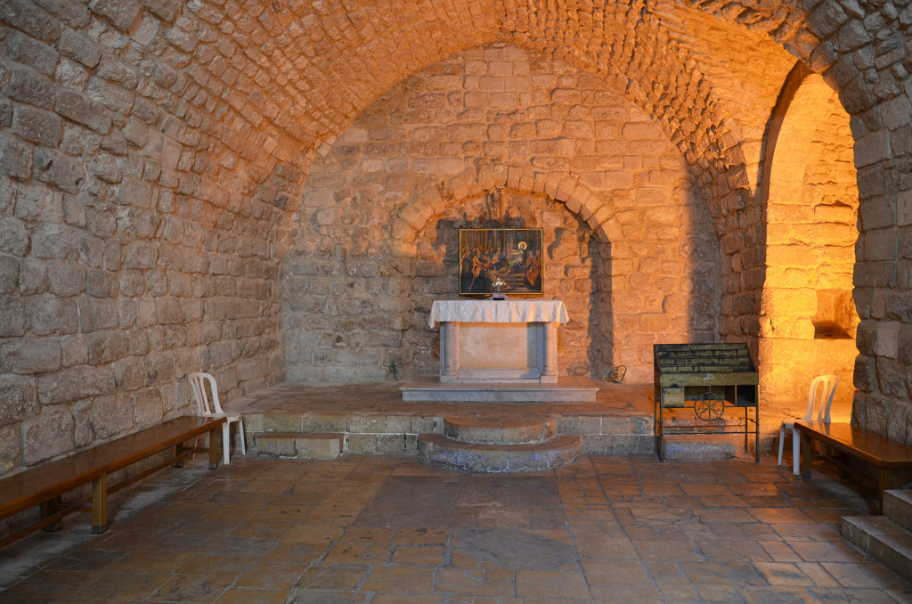 interiér stavby, Nazaret, Izrael