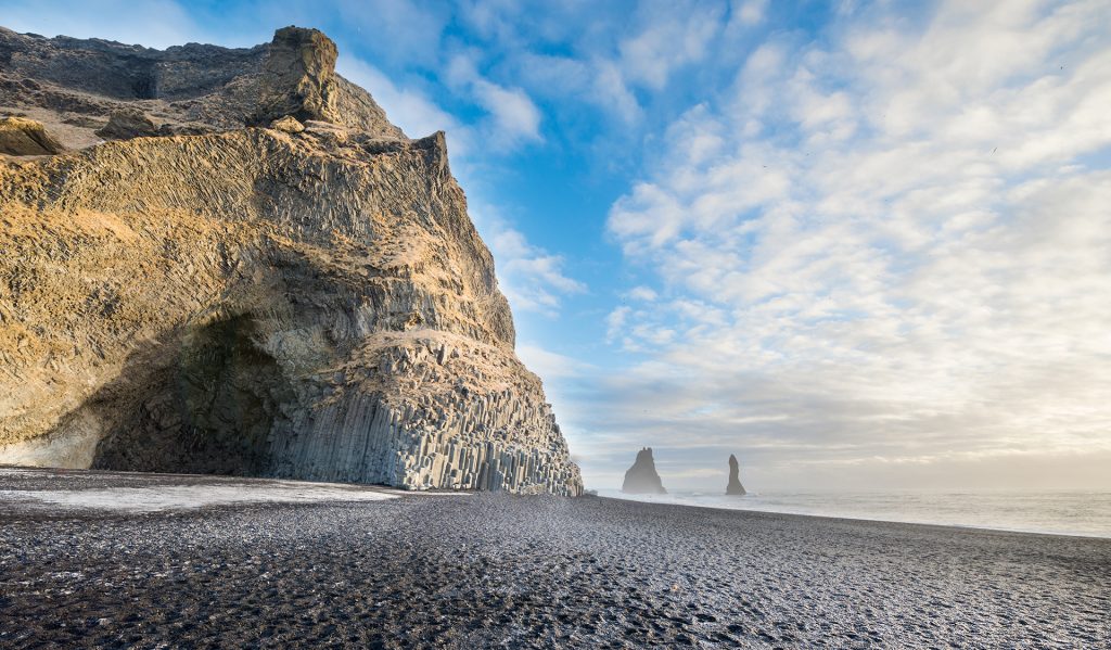 Hálsanefshellir Cave at Reynisfjara Black sand beach