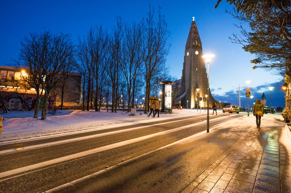 Streets in Reykjavik