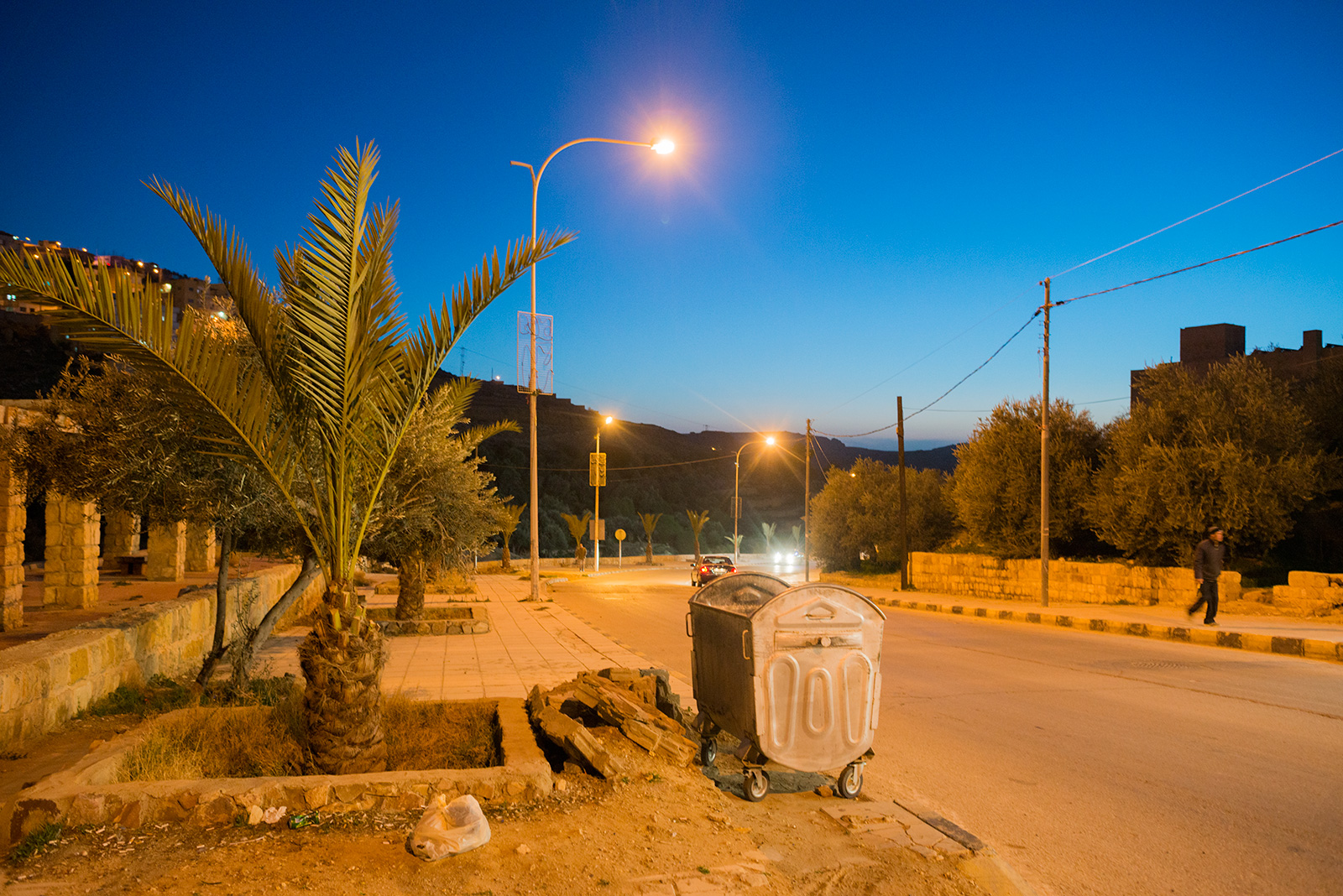 noční Wadi Musa