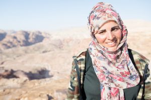 Beduínská žena v Petře - Jordánsko