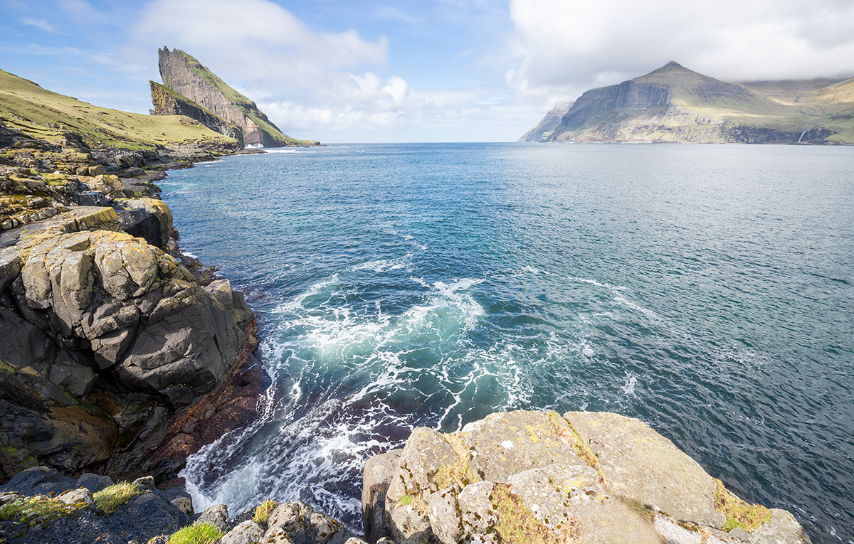 Vagar island Faroe Islands