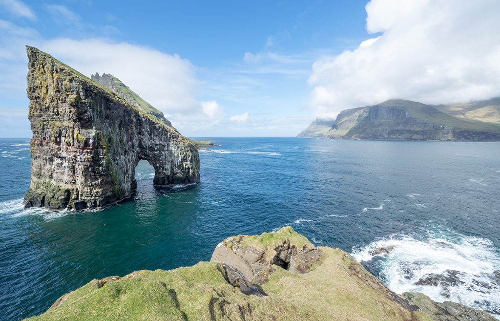 Beautiful view of Vagar island